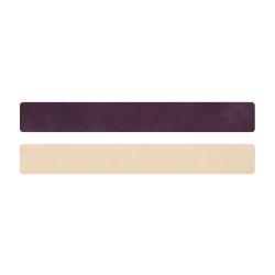 Simili cuir mauve-beige pour bracelet jonc Méli Versa 20mm