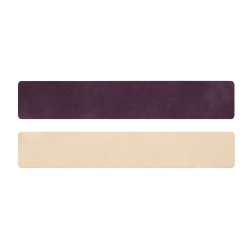 Simili cuir mauve-beige pour bracelet jonc Méli Versa 30mm