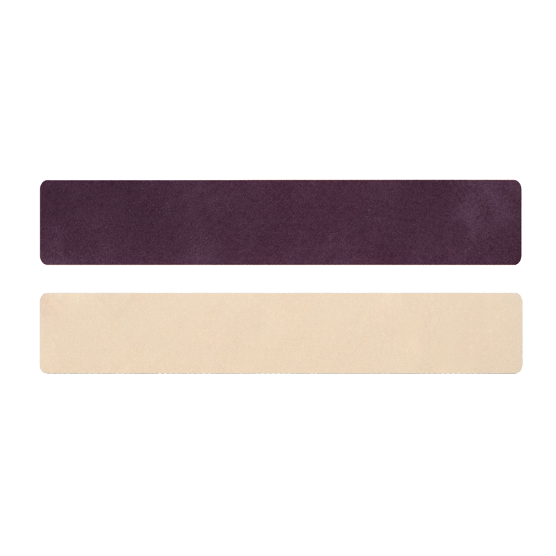 Simili cuir mauve-beige pour bracelet jonc Méli Versa 30mm
