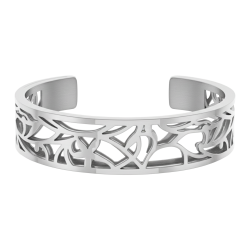 Bracelet jonc Méli versa 20 mm en acier 