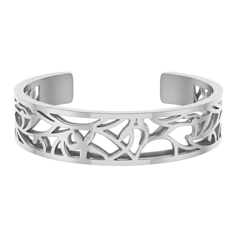 Bracelet jonc Méli versa 20 mm en acier 
