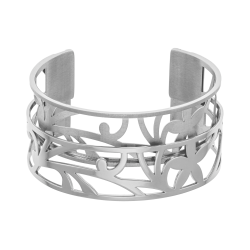 Bracelet jonc Méli versa 20 mm en acier 
