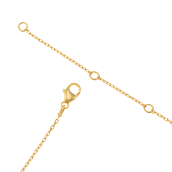 Collier en plaqué or, soleil