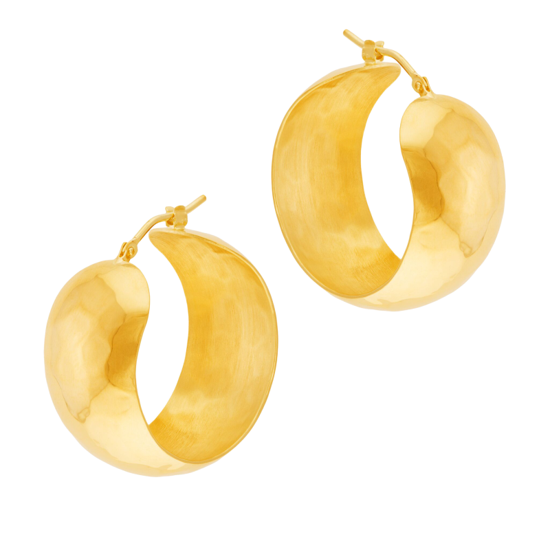 Boucles d'oreilles en bronze plaqué or