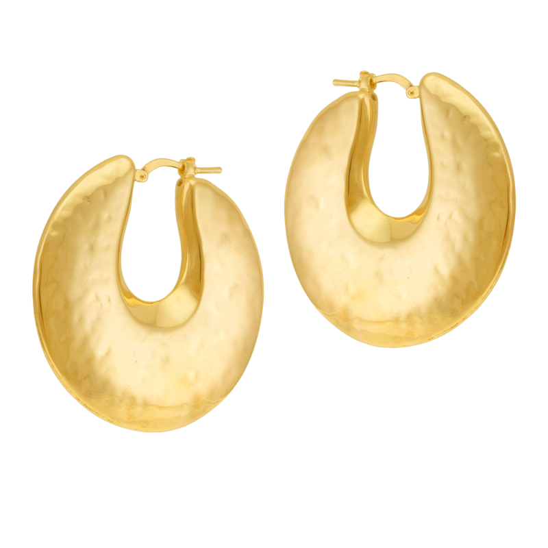 Boucles d'oreilles en bronze plaqué or
