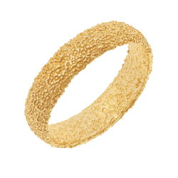 Bague en argent doré