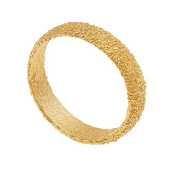 Bague en argent doré
