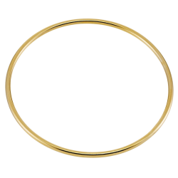 Bracelet en plaqué or jonc rigide