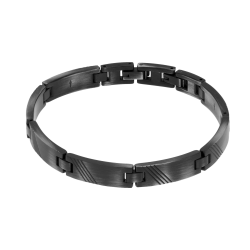 Bracelet en acier vieilli