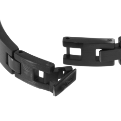 Bracelet en acier vieilli