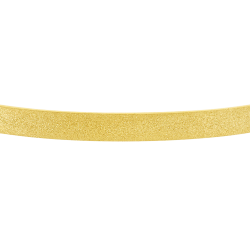 Bracelet jonc en acier doré