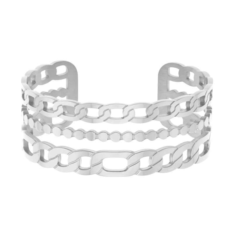 Bracelet jonc en acier