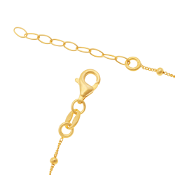 Bracelet en argent doré, pampilles