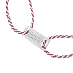 Bracelet en acier et cordon