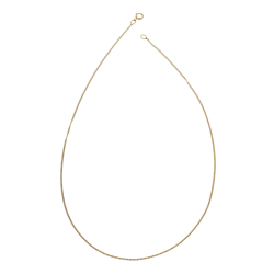 Chaine en plaqué or maille gourmette