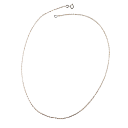 Chaine en plaqué or maille corde