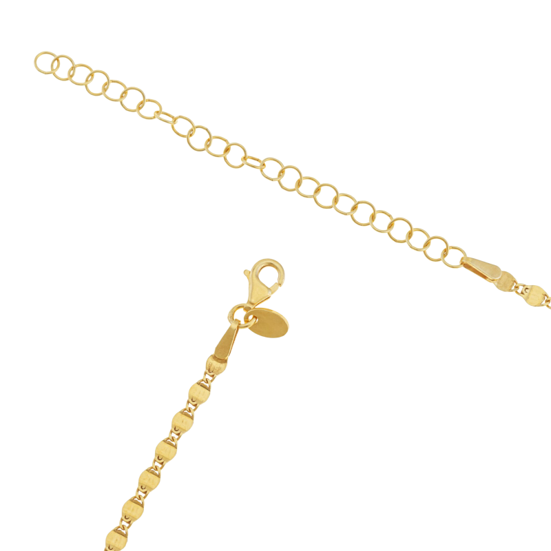 Collier en argent doré