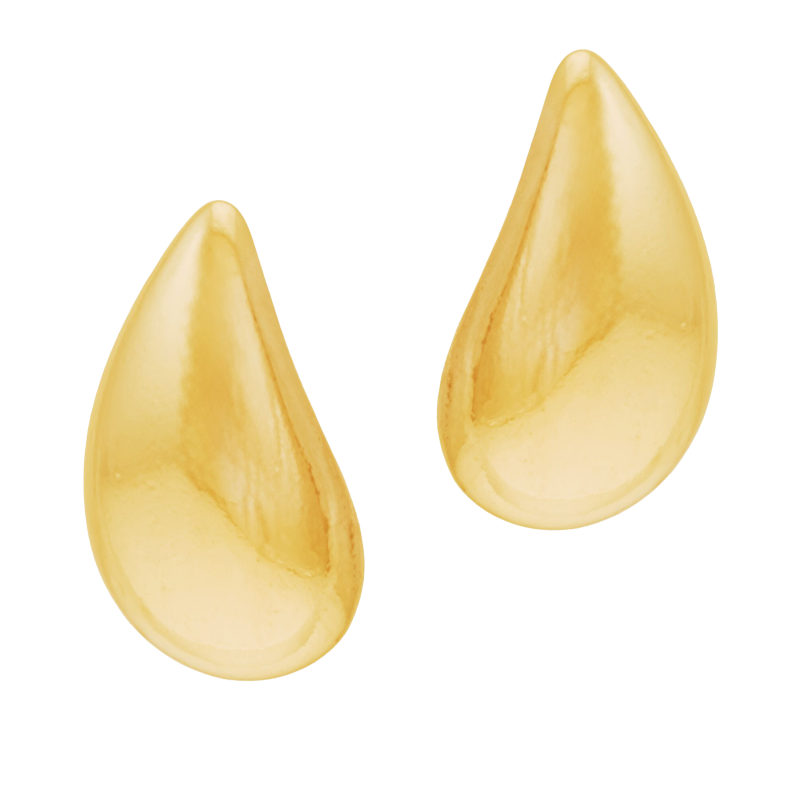 Boucles d'oreilles en argent doré