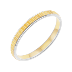 Alliance deux ors, 2.5 mm striée