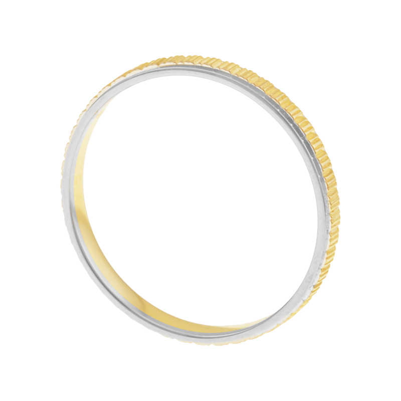 Alliance deux ors, 2.5 mm striée