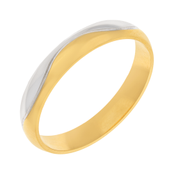Alliance deux ors, 3 mm vague 