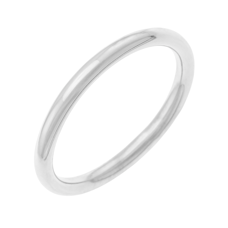 Alliance en platine, 2mm 