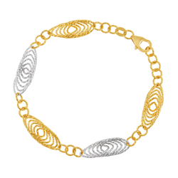 Bracelet en 2 ors