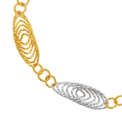 Bracelet en 2 ors