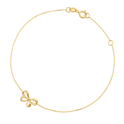 Bracelet en or jaune, noeud 