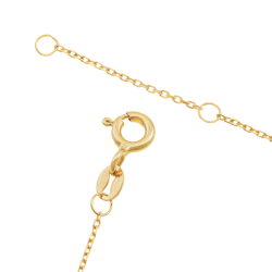 Bracelet en or jaune et hématites carrées