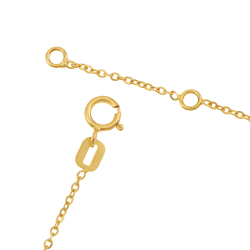 Bracelet en or jaune et double nacre