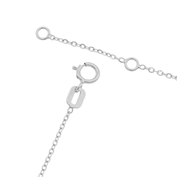 Bracelet en or jaune et argent rhodié, motif ajouré