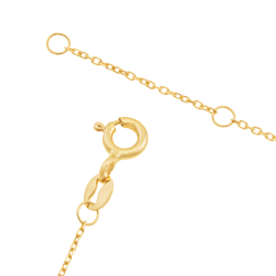 Collier en or jaune et hématites carrées