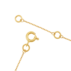 Collier en or jaune, losange