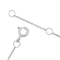 Collier en or jaune et argent rhodié, saphirs, rond
