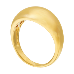 Bague en plaqué or, doré à l'or fin 