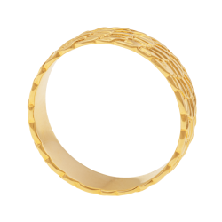 Bague en plaqué or, doré à l'or fin