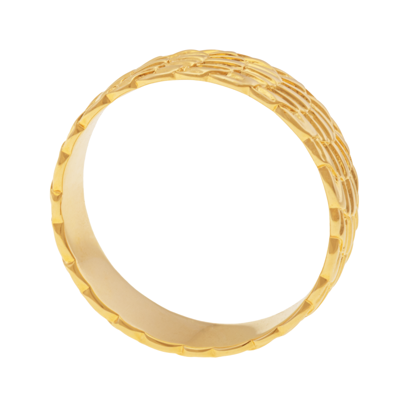 Bague en plaqué or, doré à l'or fin