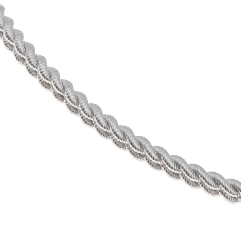 Bracelet jonc en argent rhodié