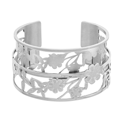 Bracelet jonc Méli Versa en acier, 20mm