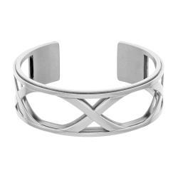 Bracelet jonc Méli Versa en acier, 20mm