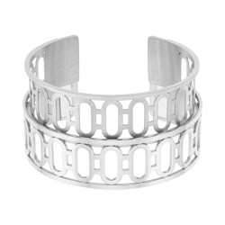 Bracelet jonc Méli Versa en acier, 20mm