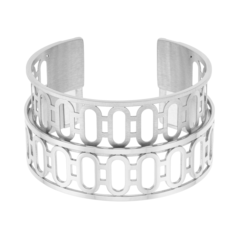 Bracelet jonc Méli Versa en acier, 20mm
