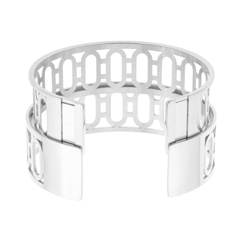 Bracelet jonc Méli Versa en acier, 20mm
