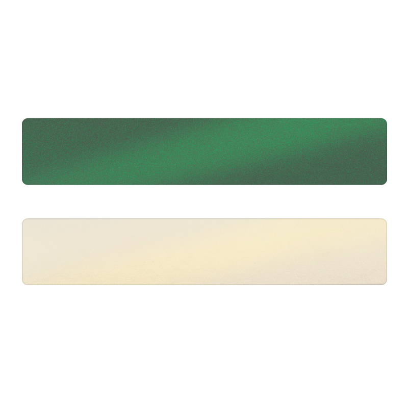 Simili cuir vert-beige nacré pour bracelet Méli Versa 30mm