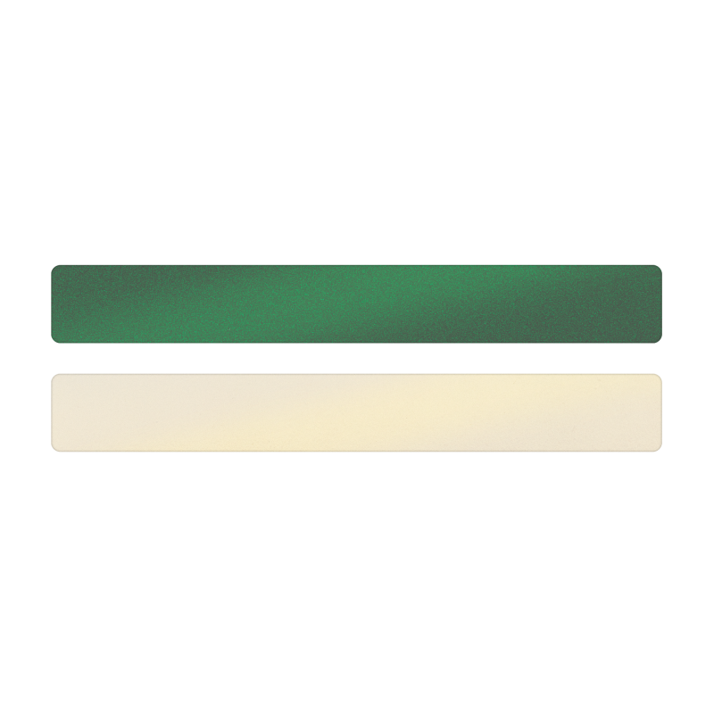 Simili cuir vert-beige nacré pour bracelet Méli Versa 20mm