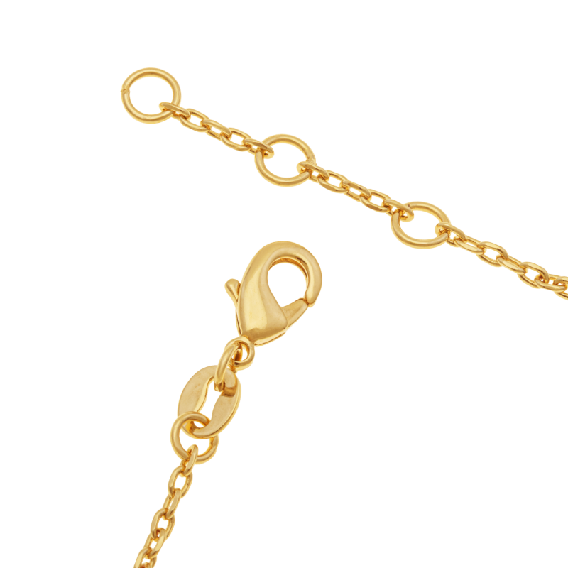 Bracelet en plaqué or, doré à l'or fin, galets