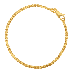 Bracelet en plaqué or, doré à l'or fin
