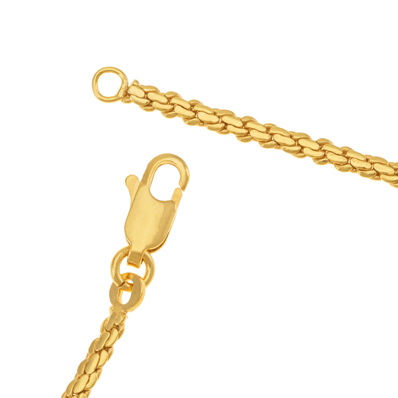 Bracelet en plaqué or, doré à l'or fin