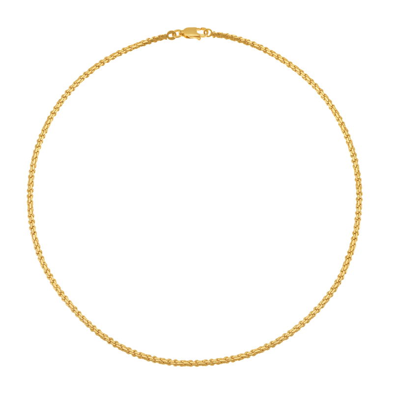 Collier en plaqué or, doré l'or fin 
